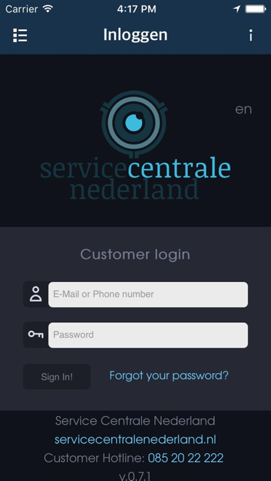 Service Centrale Nederland screenshot 3