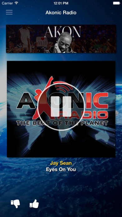 Akonic Radio iPhone screenshot 1 - Entertainment app