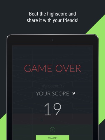 Avoid The Lines Free Arcade Timekiller Runner Game screenshot 3