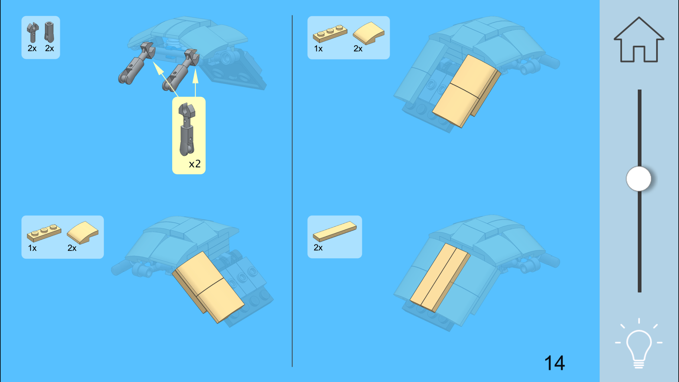 Blue Crab for LEGO 10252 Set