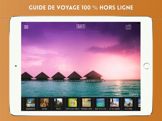 Screenshot #4 pour Tahiti Guide de Voyage avec Cartes Offline