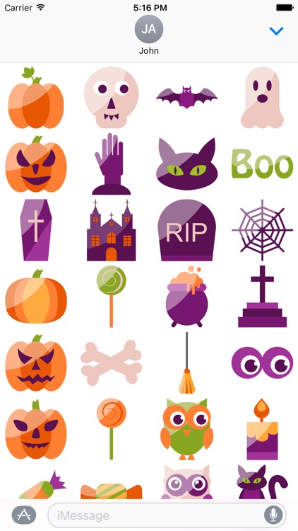 Crazy Halloween Sticker for iMessage #17