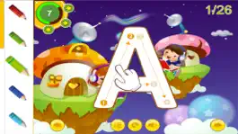 Game screenshot ABC Alphabet Tracing coloring for boy and girl mod apk