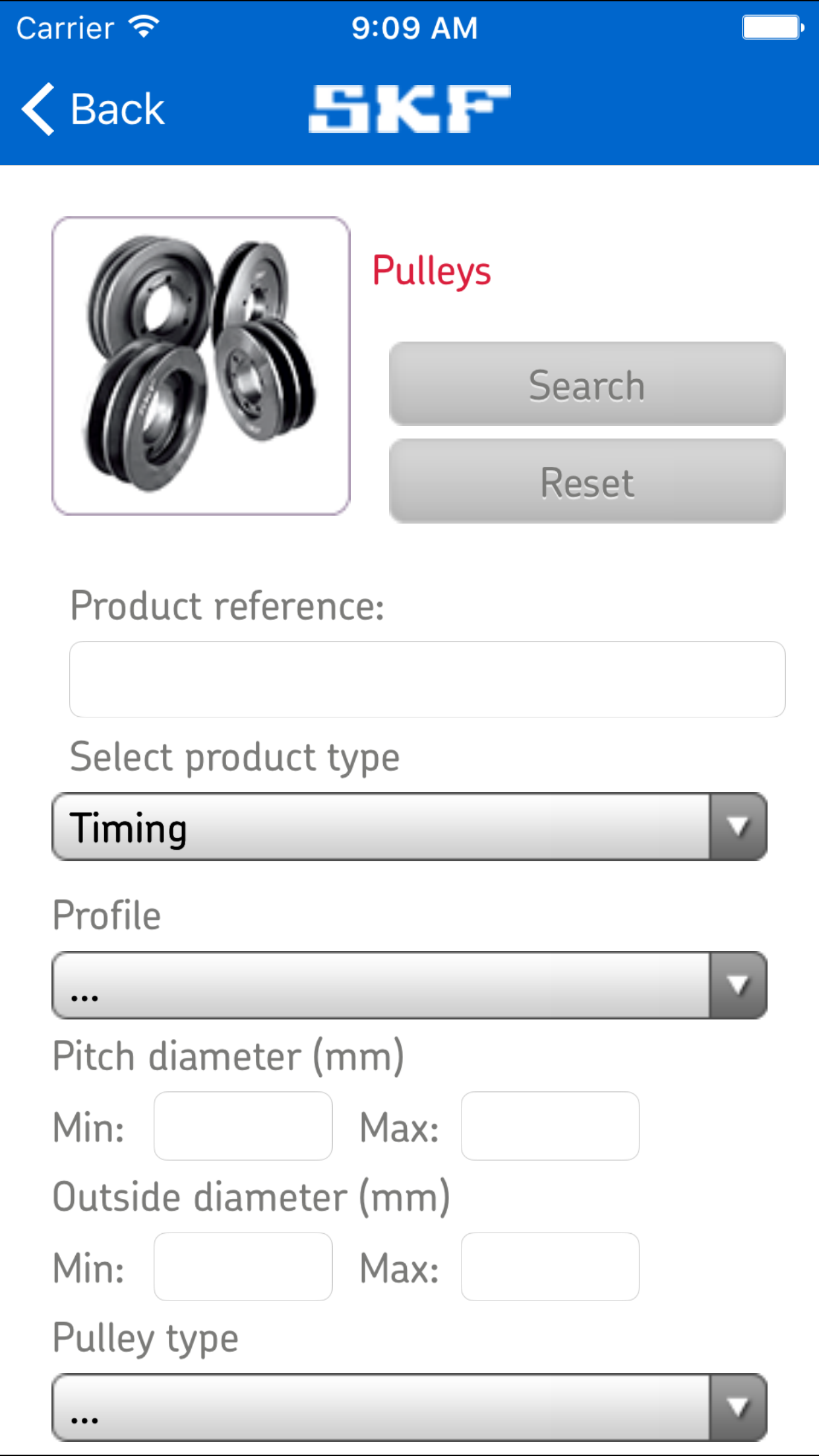 SKF PTP Catalogue
