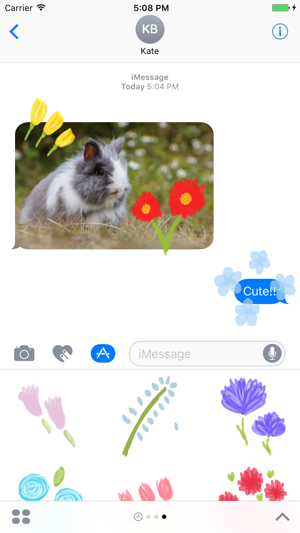 Flower sticker - heart & love stickers for photos(圖1)-速報App