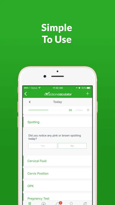 Ovulation Calculator Fertile Tracker & Calendar OC: Screenshot 4 von 5