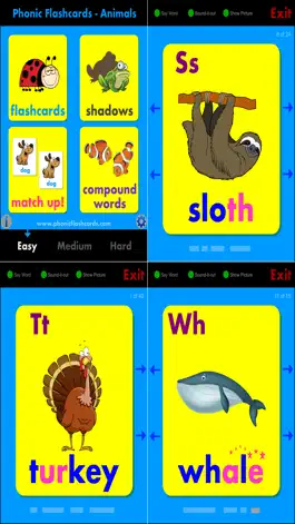 Game screenshot Phonic Flashcards - ANIMALS mod apk