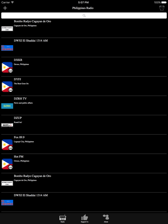 Philippines Radio iPad screenshot 1 - Entertainment app