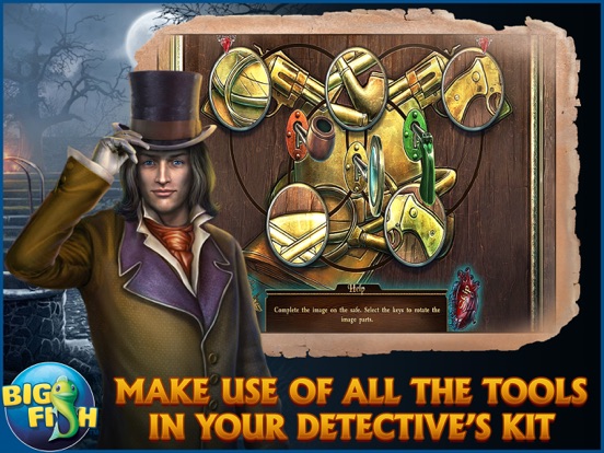 Dark Tales: Edgar Allan Poe’s The Tell-tale Heart - A Hidden Object Mystery iPad app afbeelding 3