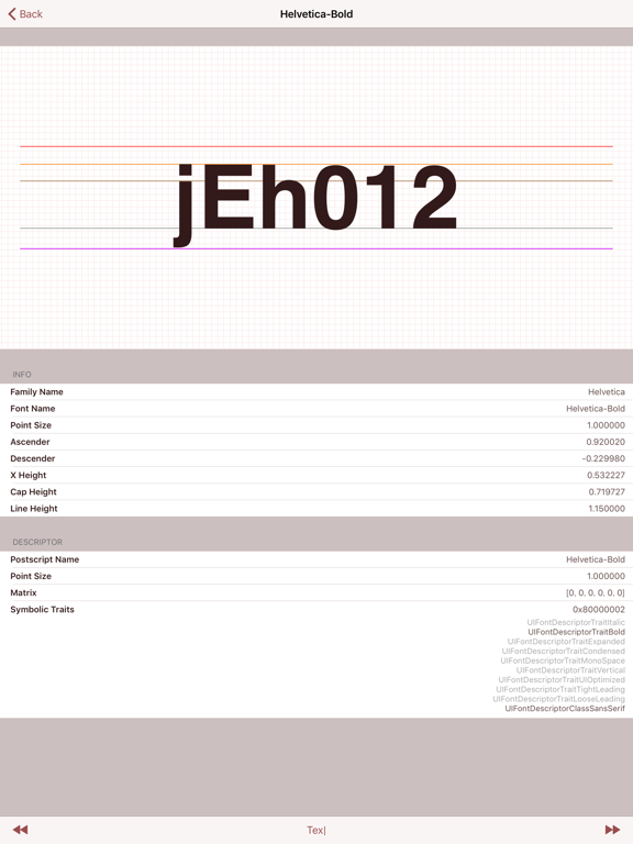 Screenshot #5 pour FontCatalog