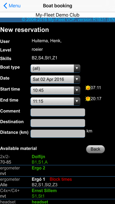 Book your boat Screenshot