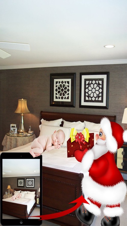 Real Santa Claus Editing Booth - Merry Christmas