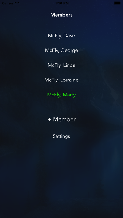 App screenshot