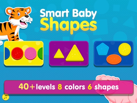 Screenshot #4 pour Smart Baby Shapes: Jeux Puzzle de bébé pour enfant