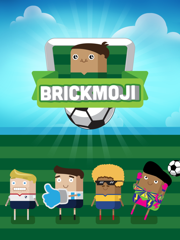 Brickmoji Stickers: Soccer Editionのおすすめ画像1