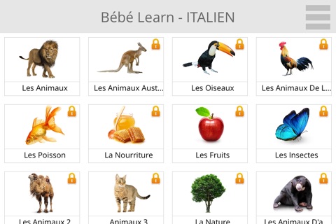 Baby Learn - ITALIAN screenshot 2