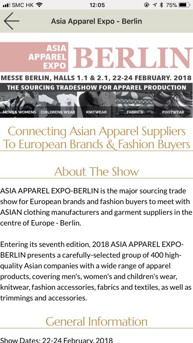 Asia Apparel Expo screenshot 3