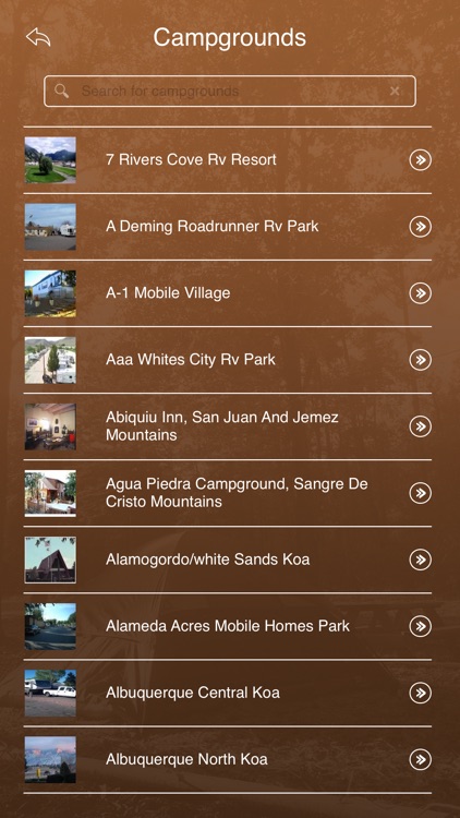 New Mexico Camping and RV Parks