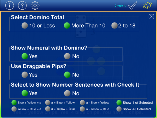 Domino 10 Frame iPad screenshot