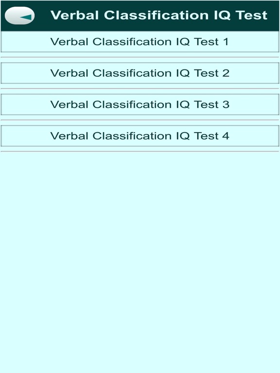 IQ Test 2016 iPad screenshot