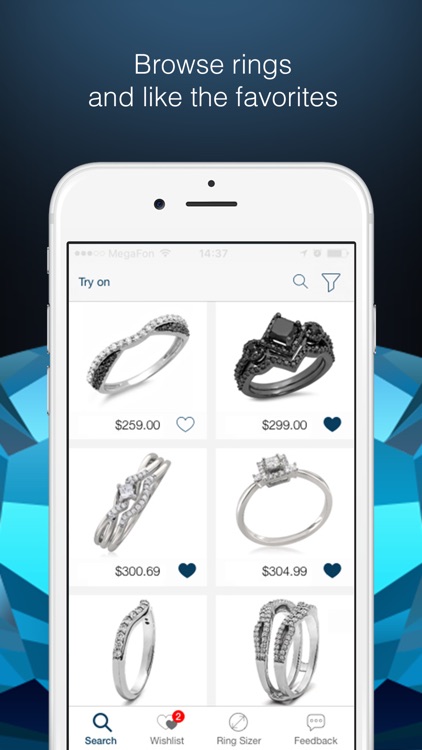 Shop4Rings-find and virtually try on best jewelry!