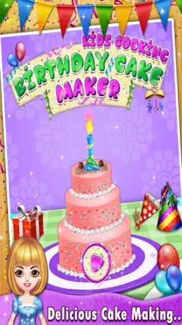 Game screenshot Kids Birthday Cake Maker - Cooking game mod apk