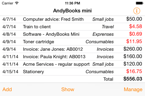 AndyBooks Mini screenshot 2