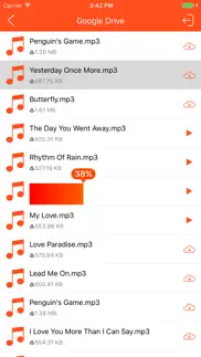 music cloud - songs player for googledrive,dropbox iphone screenshot 1