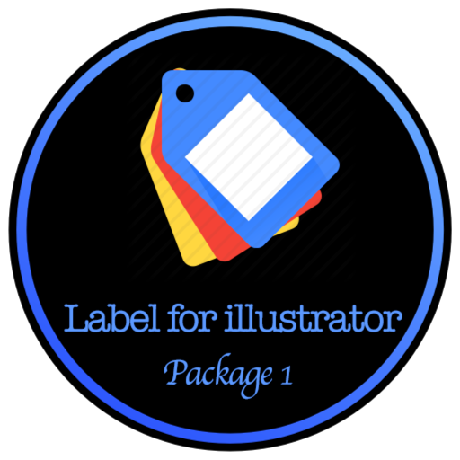 Label Design for Adobe illustrator App Support