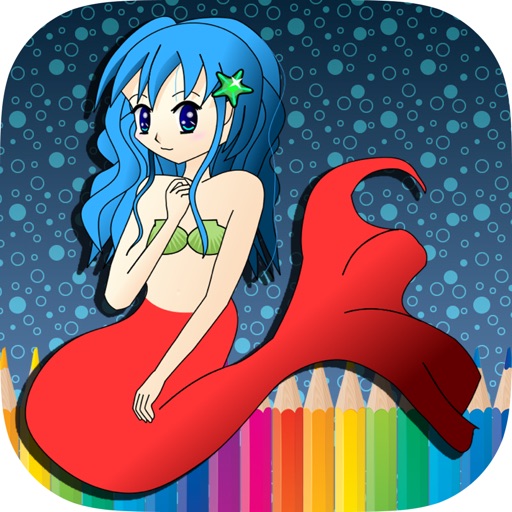 My Mermaid Coloring Book - Mermaid Game icon