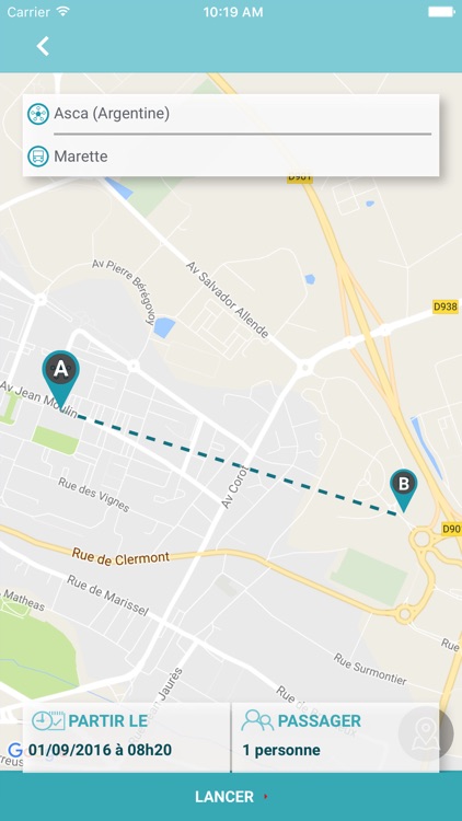 Chronopro - commandez, partez!