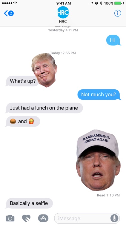 Trump Sticker Pack — Make Emoji Great Again
