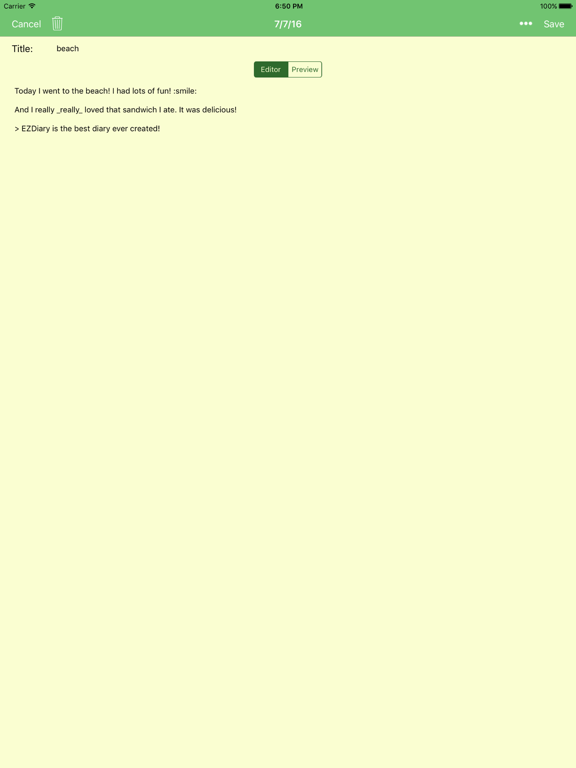 Screenshot #5 pour EZDiary - My Diary