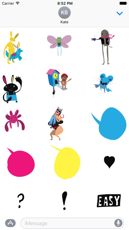 Characters and Bubbles
