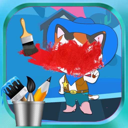 Paint For Kids Game Sheriff Callie Version Icon