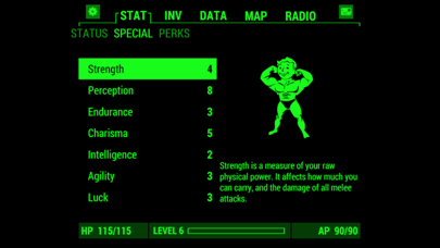 Fallout Pip-Boy Screenshot