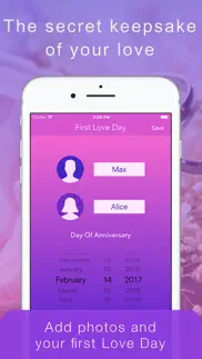 anniversary tracker - lovedays iphone screenshot 2