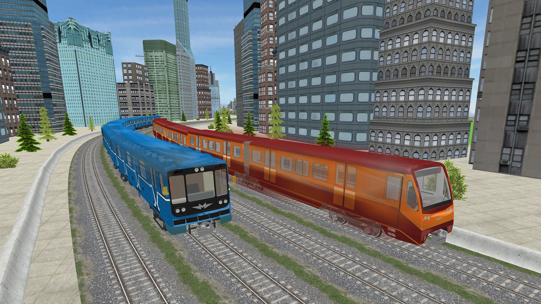 Driving City Metro Train Sim screenshot 4