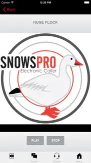 snow goose call - e caller - bluetooth compatible iphone screenshot 4