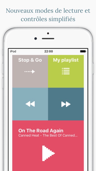 Screenshot #1 pour Stop&Go Music Player