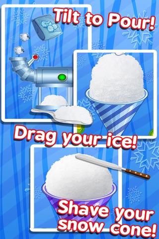 Awesome Snow Cone Frozen Ice Food Dessert Maker screenshot 2