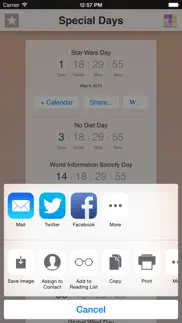 special days app iphone screenshot 4