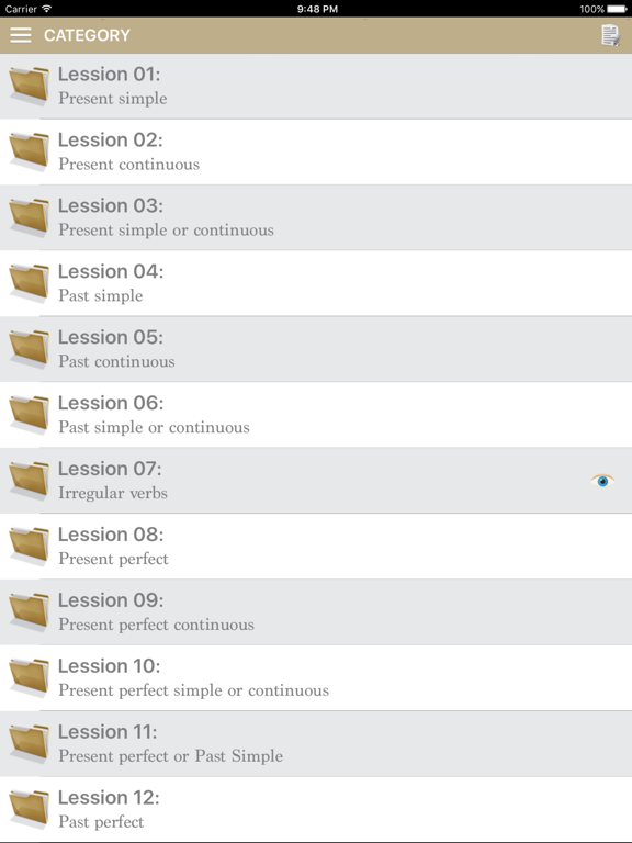 Screenshot #4 pour Learn English Grammar - From Basic to Advance