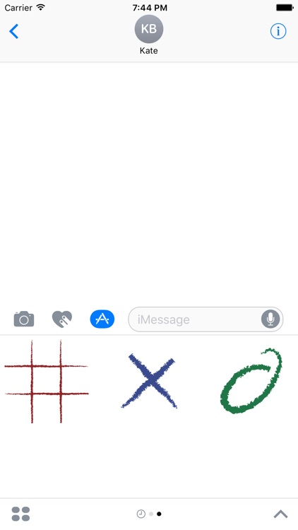 Tic Tac Toe Stickers