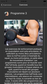 Activité sportive screenshot