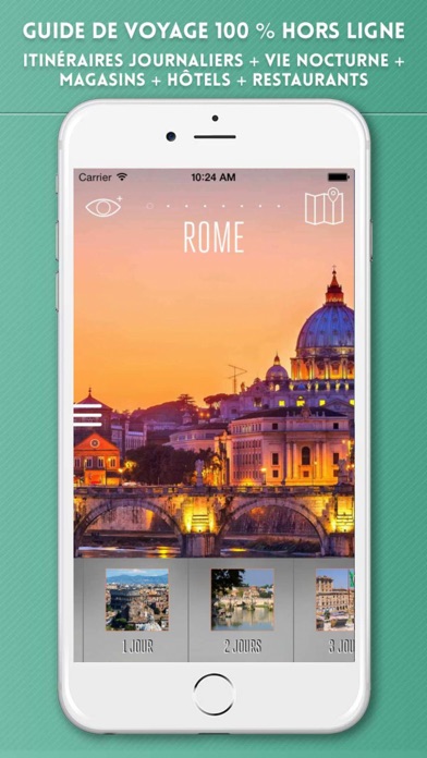 Screenshot #1 pour Rome Guide Touristique avec Cartes Offline
