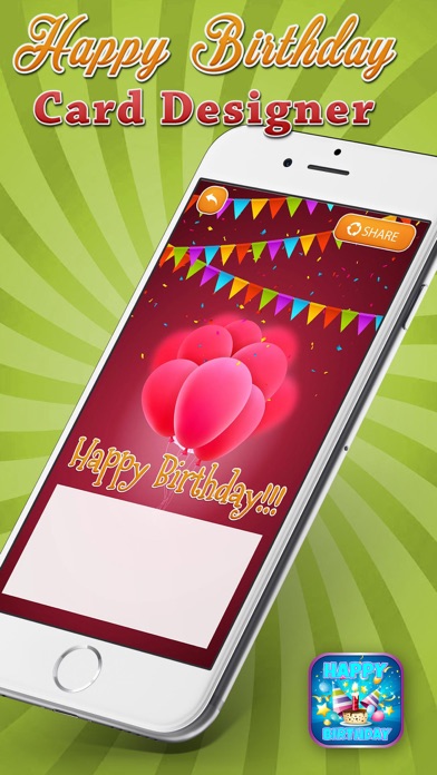 Screenshot #1 pour Joyeux designer cartes d'anniversaire