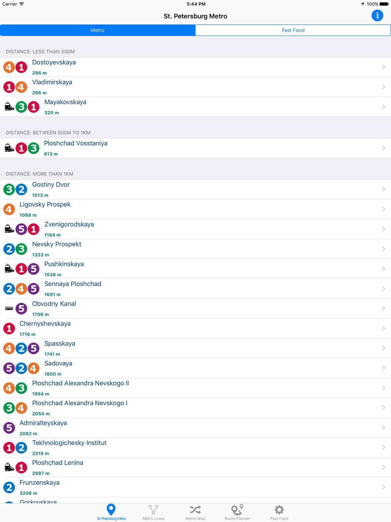 Screenshot 6 of St.Petersburg Metro & Subway