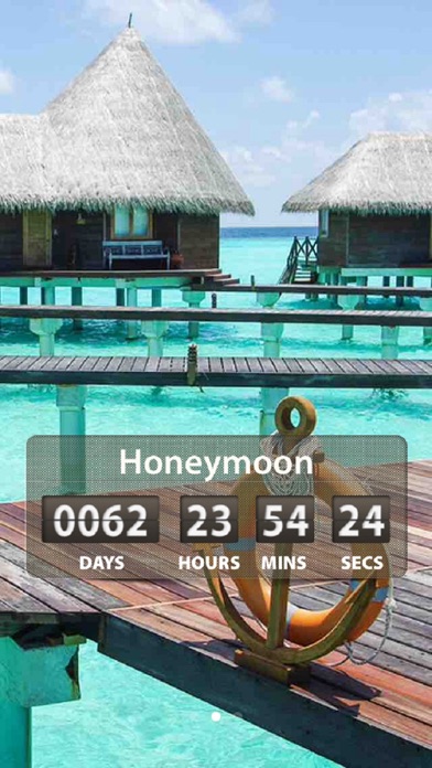 Love Countdown Counter - Wedding Day and Honeymoon Count Down Timer (for counting how many days until your loving dream days) - iOS 7 optimized Screenshot 6