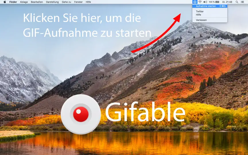 Screenshot von Gifable - GIF Bildschirmaufzei auf dem iPhone 1